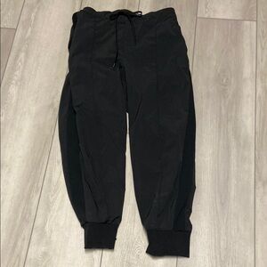 Zella Black Track Pants with Tapered Ankle